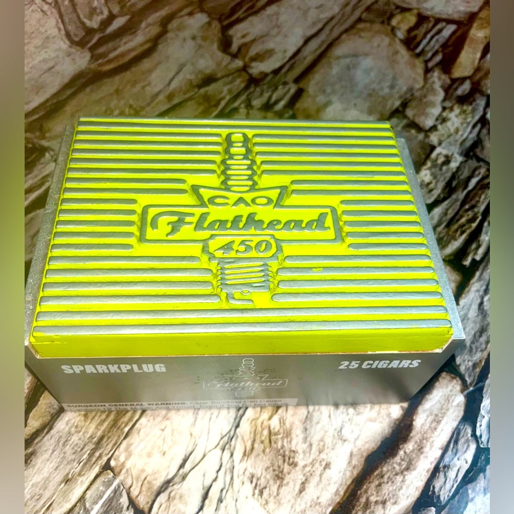 Flathead “spark plug” cigar box